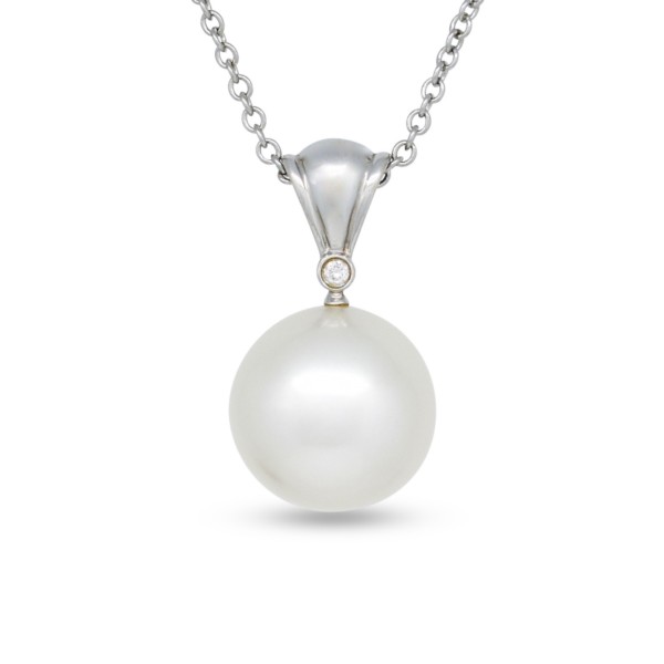 Australian Pearl and Diamond Pendant