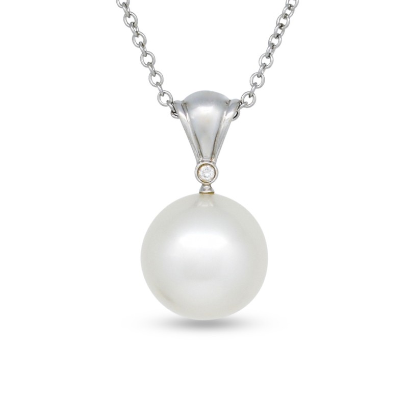 Australian Pearl and Diamond Pendant